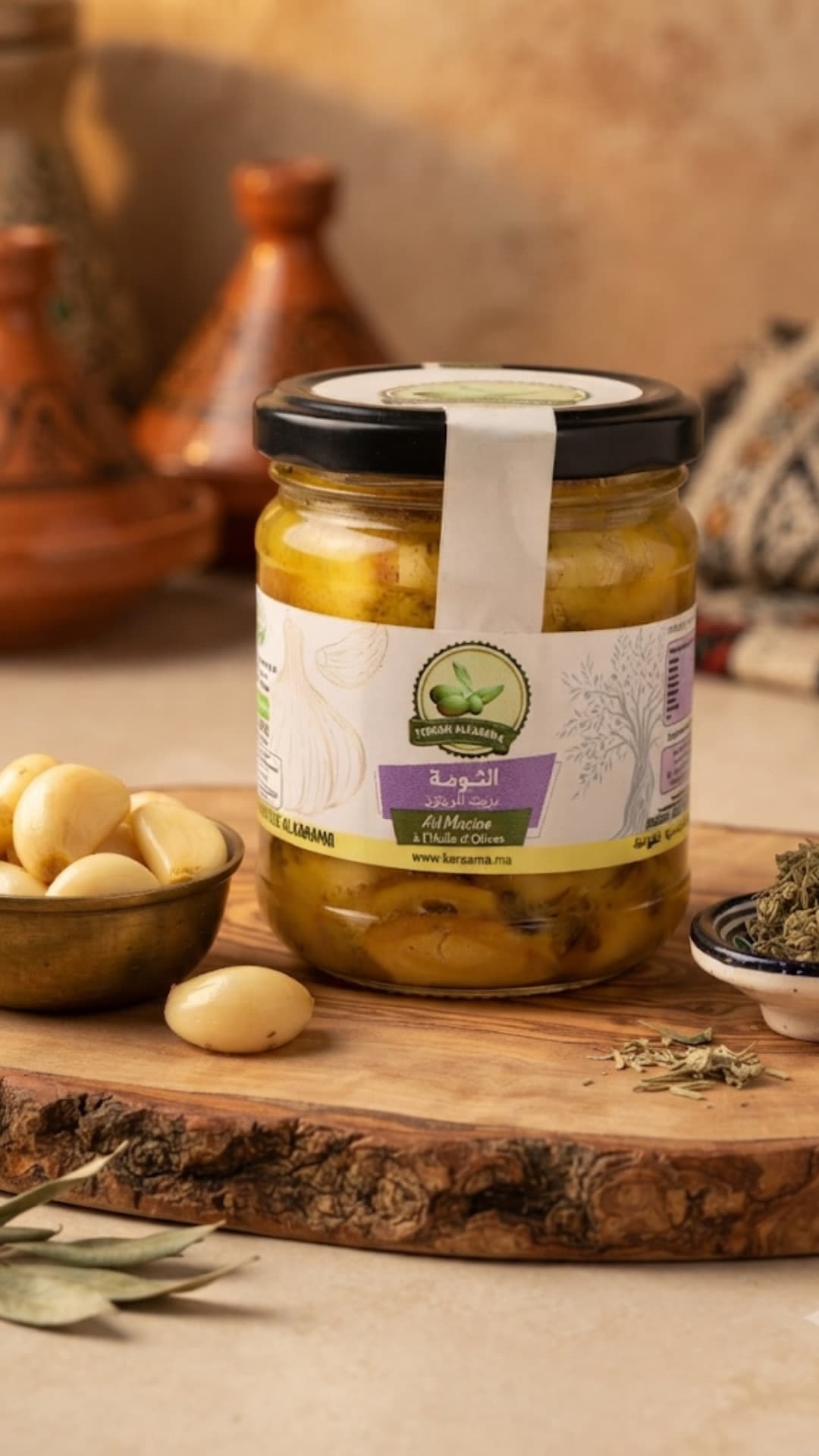 Ail à l'huile d'olive