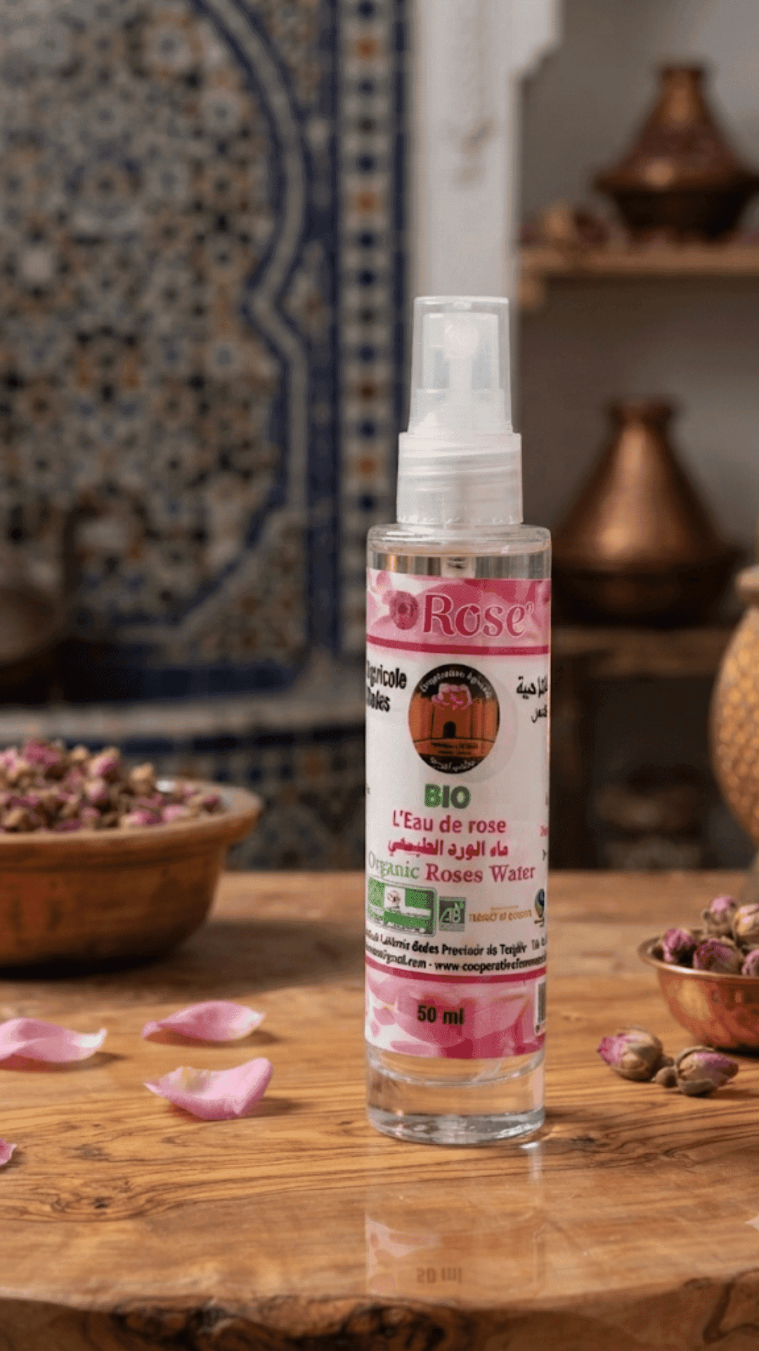 Spray à l’Eau de Rose Distillée Petit Format